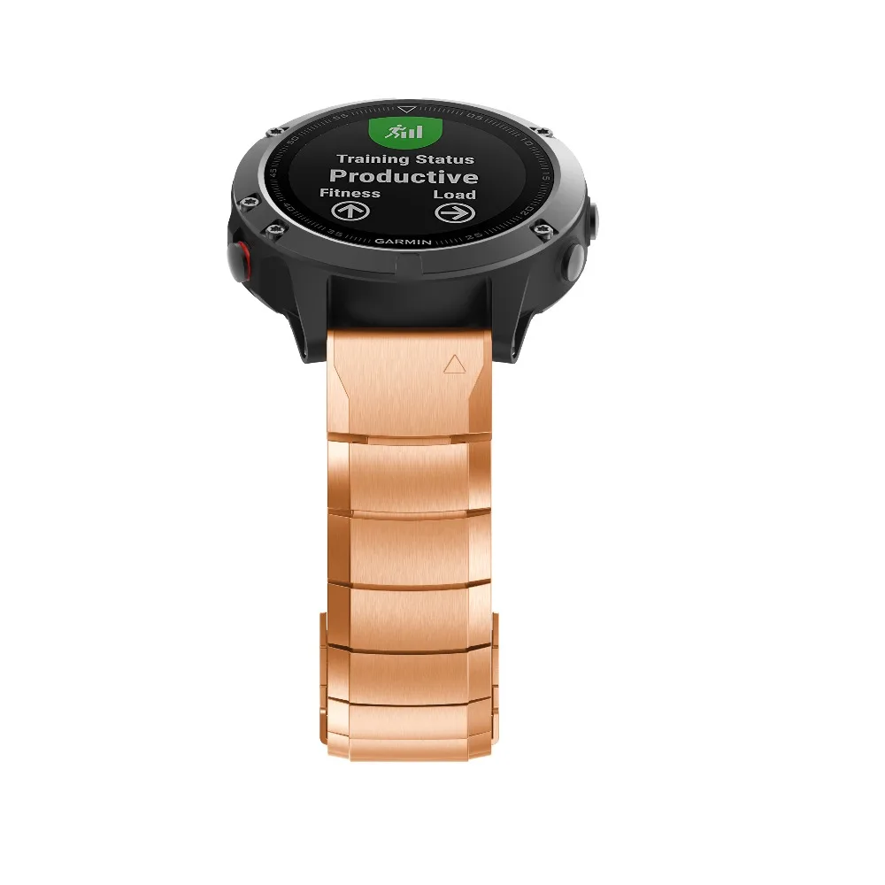Banda de aço inoxidável para garmin fenix