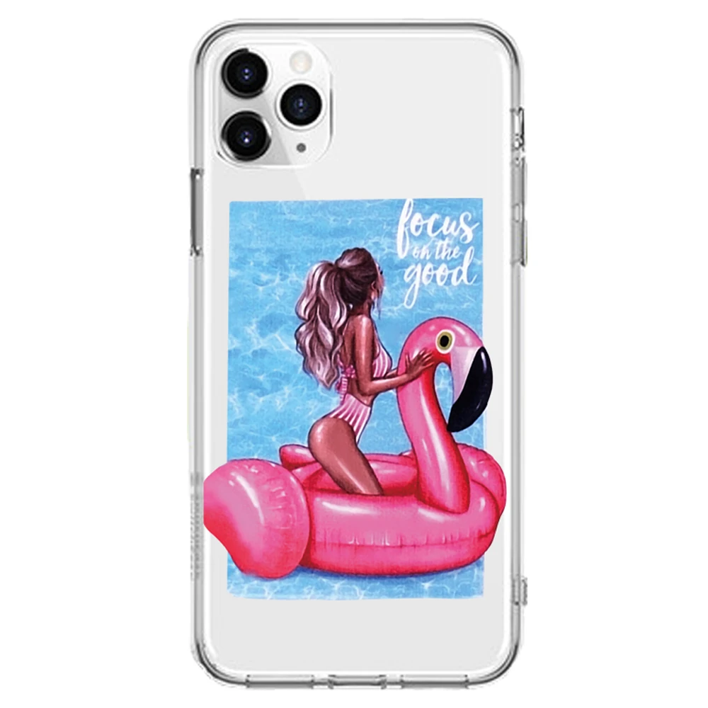 Милый мягкий чехол для телефона для Apple iPhone 11, 11Pro Max, силиконовый чехол для iPhone 6S, 7, 8 Plus, 5S, SE, X, XS, XR, чехол
