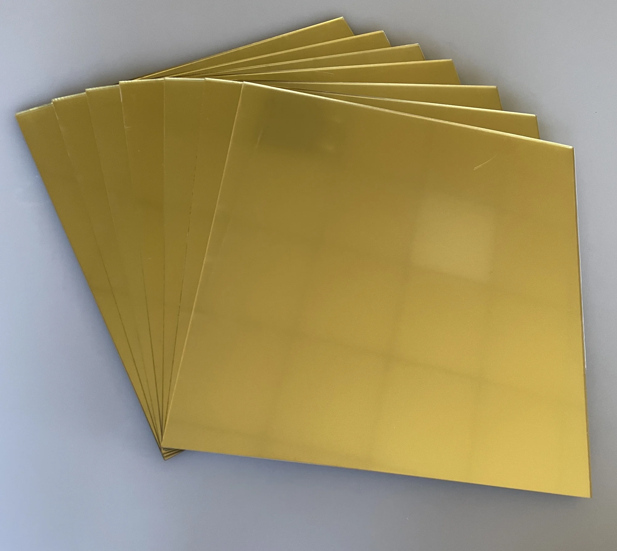 2mm Thickness Acrylic Gold Mirror Square Sheet Plastic Pier Glass Hotel  Decorative Lens Plexiglass Not Easy To Broken - AliExpress 15