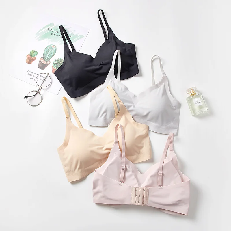 Бюстгальтер пуш-ап женский эластичный бесшовное нижнее белье без косточек