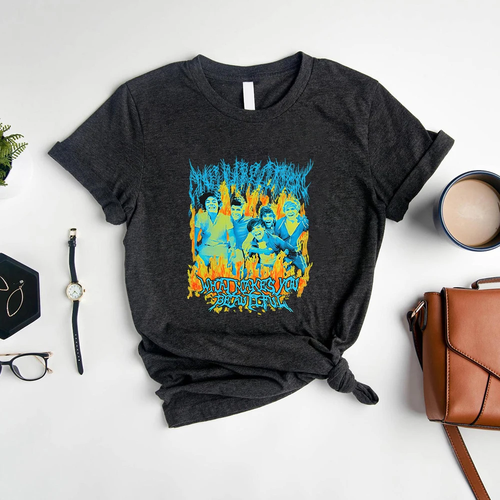 Смешная футболка в тяжелом металлическом стиле регулируемая модная женская