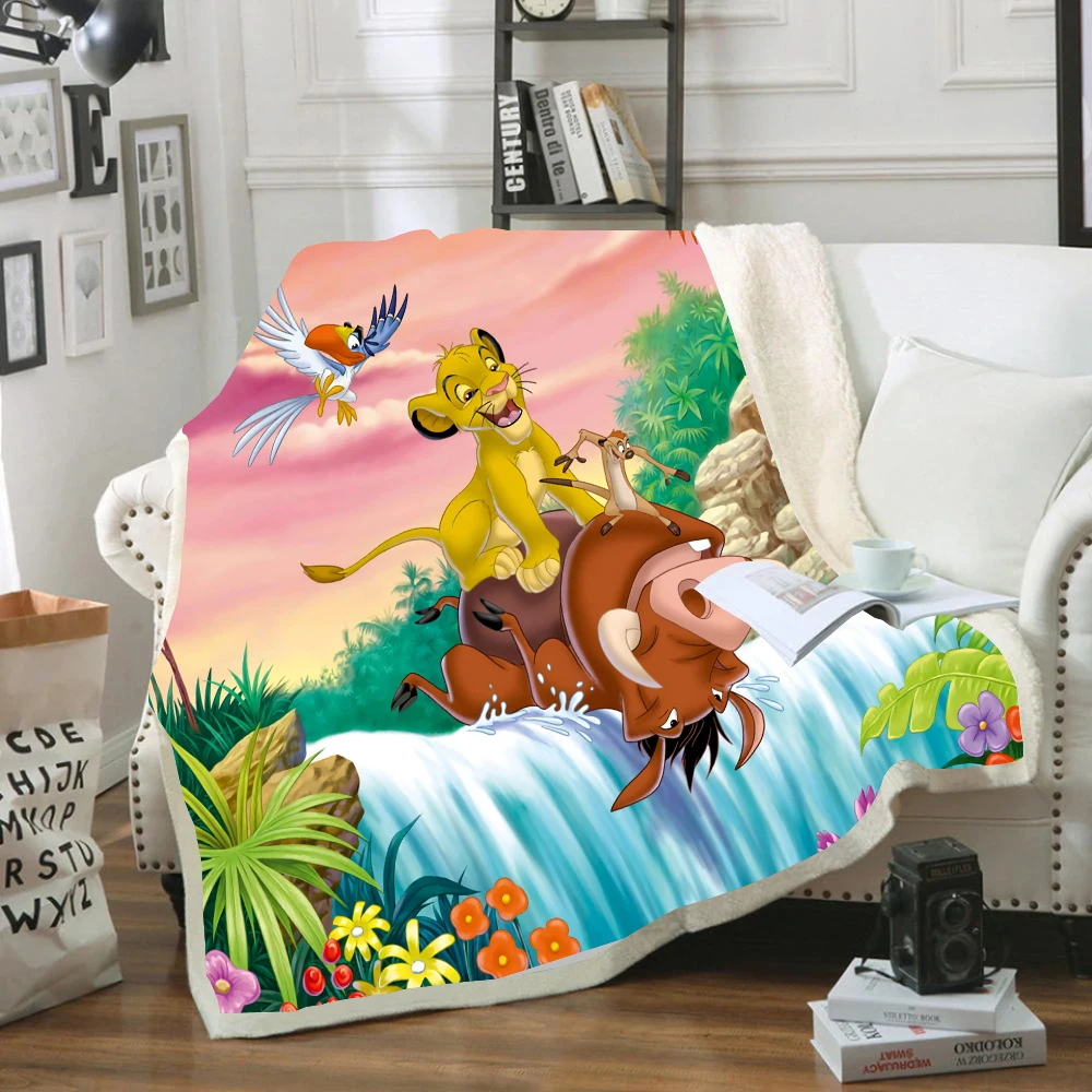 Рисунок 4 - Плюшевое одеяло Disney Blue Симба Король Лев and Nala