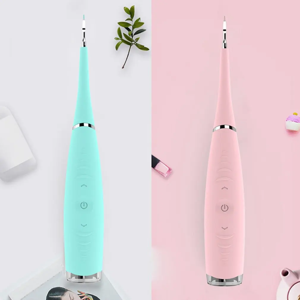 Бытовая чистка зубов, зубной камень, пятновыводитель, портативный Электрический Очиститель зубов