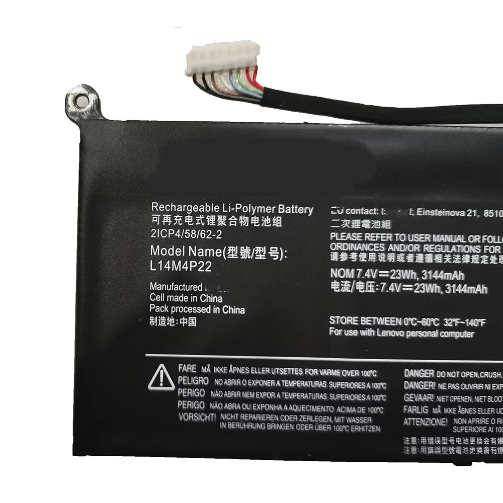 7,6 V 23Wh L14M4P22 аккумулятор для ноутбука lenovo S21E S21E-20-N2940 серии