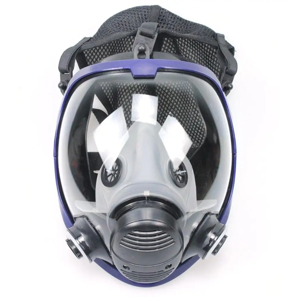 

Full Facepiece Respirator Gas Mask Anti-dust Anti Ammonia Gas Safety Mask with Filter for Industry Painting Spraying