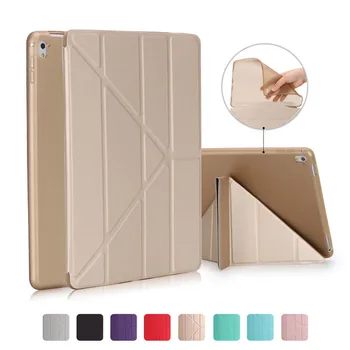 

For Apple ipad Pro 9.7 inch Case 2017 2018 Leather Silicone Smart Cover Leather Protective Cover For ipad Pro 9.7 inch 2017 Case