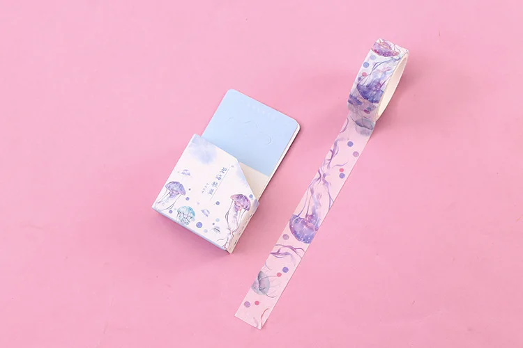 Kawaii Мультфильм клейкая лента милый фруктовый декоративный скотч с цветочным принтом цветок Маскировочные ленты для детей Скрапбукинг DIY фотографии принадлежности для альбома