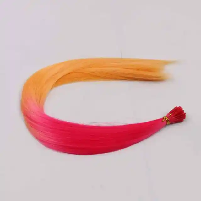 I Tip Feather Synthetic Pre Bonded Hair Extensions Luxury for Braiding 22