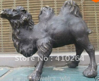 Free Shipping Two-humped camels in Western Regions Bronze Statue |
