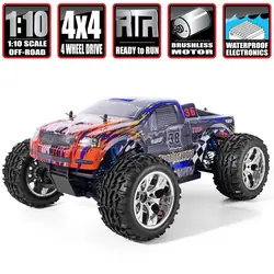 HSP RC автомобилей 1/10 масштаб 4wd Off Road Monster Truck 94111PRO Электрический Мощность безщеточный Lipo Батарея высокое Скорость хобби автомобиля