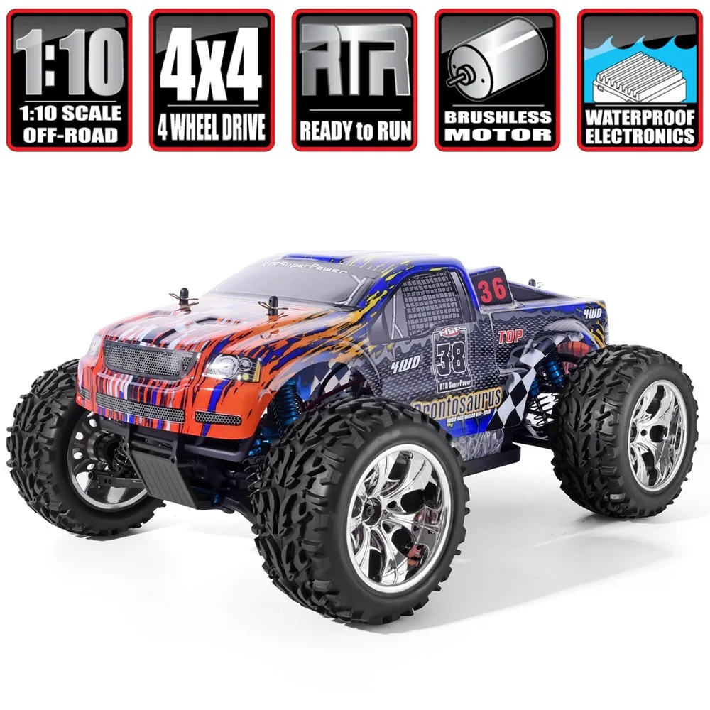 Hsp Rc Car 1/10 Scale 4wd Off Road 