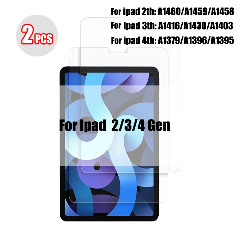 wall mount tablet holder 2PC Tempered Glass Screen Protector for IPad Pro 11 10.2 10.5 10.9 Air 4 3 2 Tablet Screenprotector for I Pad Mini 6 5 2020 2021 ipad mini decal Tablet Accessories