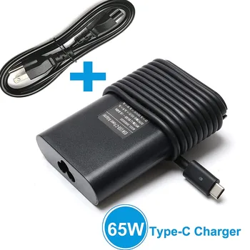 

For Dell Laptop 65W Type C USB C Charger power Adapter compatible for Dell Latitude XPS Chromebook with Power cable Cord