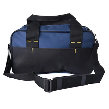 

Durable Oxford Cloth Tool Bags Wide Mouth Small Simple Electrician Storage Bag Plus Printed Logo Hardware Repair Kits
