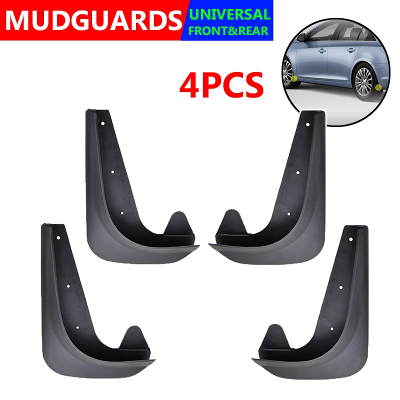 4 шт. Универсальные Брызговики передние и задние для Renault Megane Captur Clio Kwid Kadjar Fluence Symbol