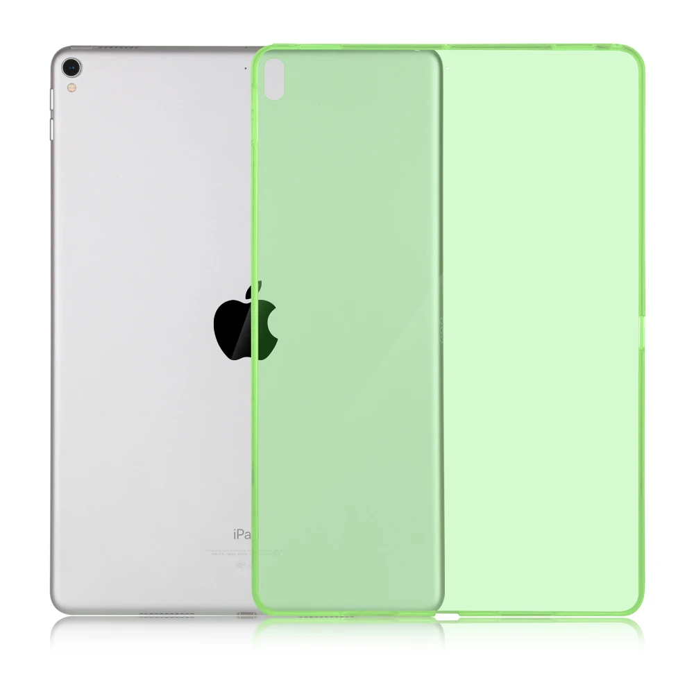 Для iPad 10,5 чехол, противоударный Прозрачный Мягкий ТПУ силиконовый чехол для iPad Air 3 чехол - Цвет: Transparent Green