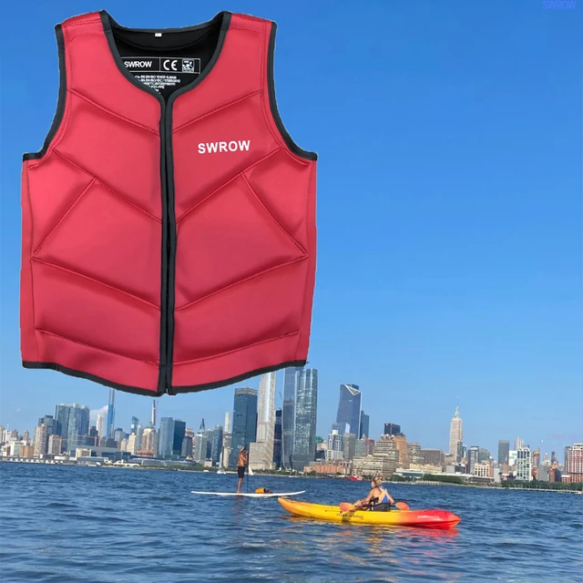 Convenient Adult Kid Swimming Buoyancy Fishing Life Jacket vest Floating Jacket Rescue Sea Fishing Vest Canoeing Sailing Safety 2