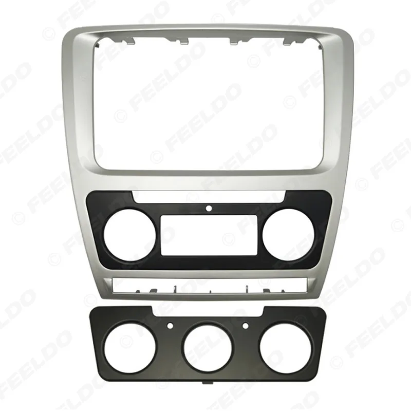 For Skoda Octavia (2013 Yi Jie Version) Car Sound 2DIN Modified Breadboard Video and Audio Face Frame Holder | Автомобили и