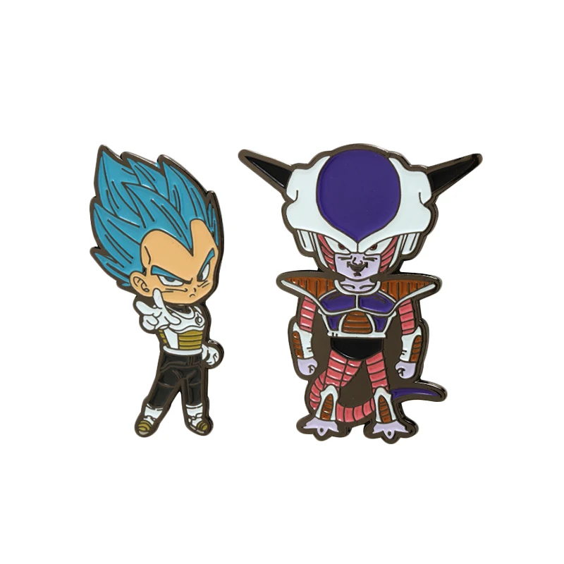 

Эмалированная шпилька Vegeta & Flisa, крутой аксессуар для фанатов