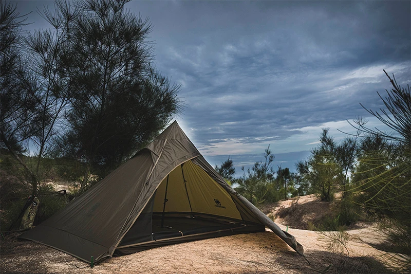 Ontigris tipinova二重テント超軽量冒険者の屋外ハイキングテント2人 