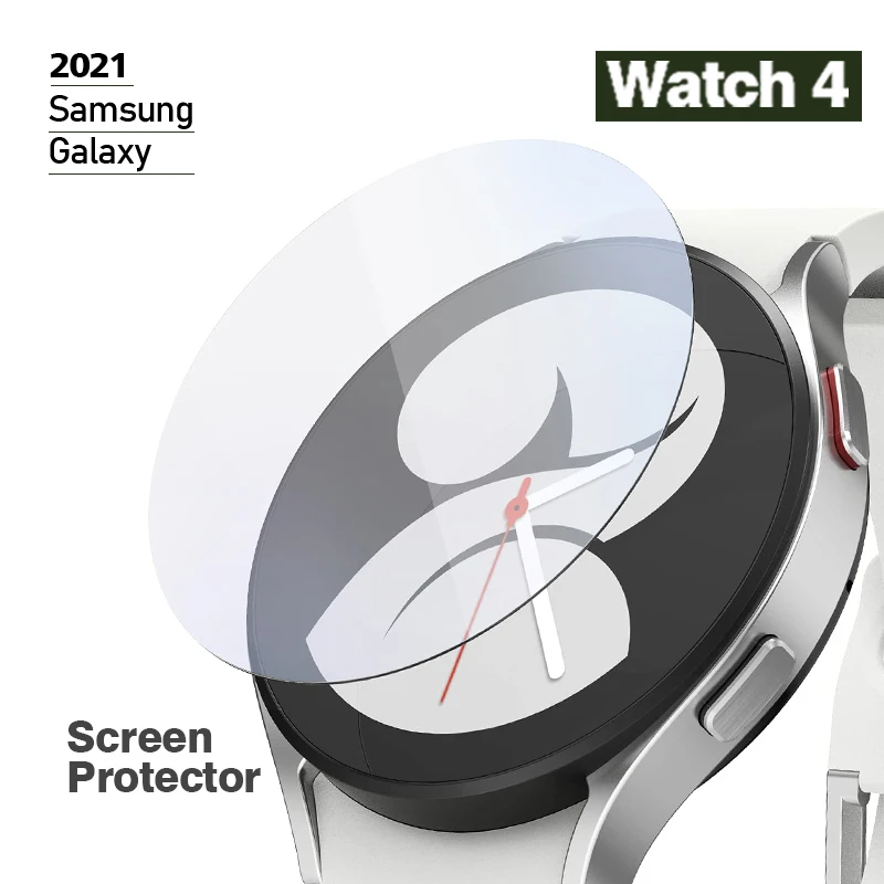 Tempered Glass Screen Protector for Samsung Galaxy Watch 4 , 44mm, 40mm,Classic Clock Cover Protection，Smart watch Accessories