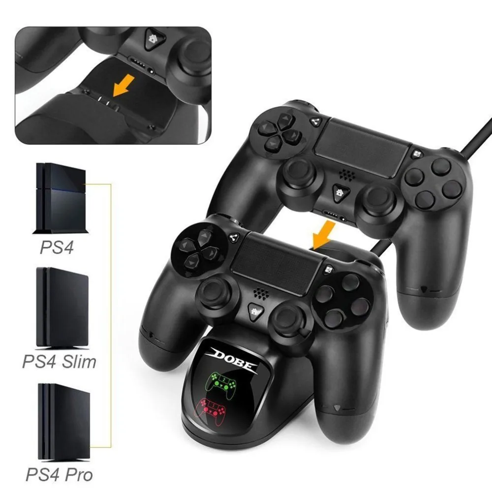 PS4 Controller Charging Dock Station For Play 4 Dual Charger Stand for PS4/PS4 Slim/PS4 Pro | Электроника