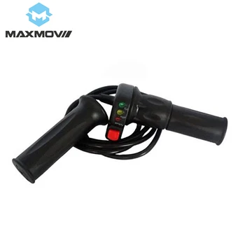 

Scooter Grips WUXING 36V/48V/60V Ebike Twist Throttle Grips With Turbo Switch/Battery Indicator (Scooter Parts&Accessories)