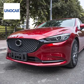 

Car style For Mazda Atenza 2020 Middle net decoration strip light black sticker refitting fog light decoration strip color chang