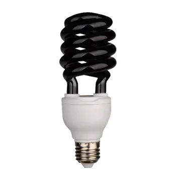 

110V Mid Helical UV Germicidal Lamp Black Light E27 40W UV Light Bulb Fluorescent Detection Light