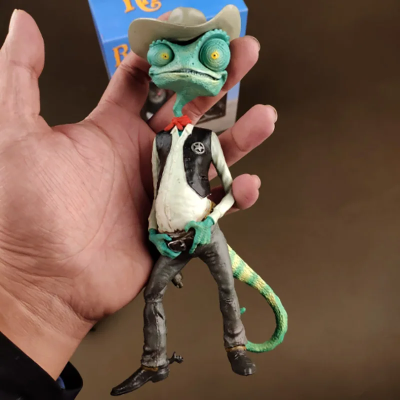 2 шт RANGO фильм Персонаж игрушка ящерица кукла " RANGO фигурка