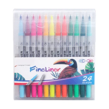 

Hook Line Marker Signature Animation Drawing Pencil School Office Color Pen Multipurpose Writing Supplies 16.7cm Double Head