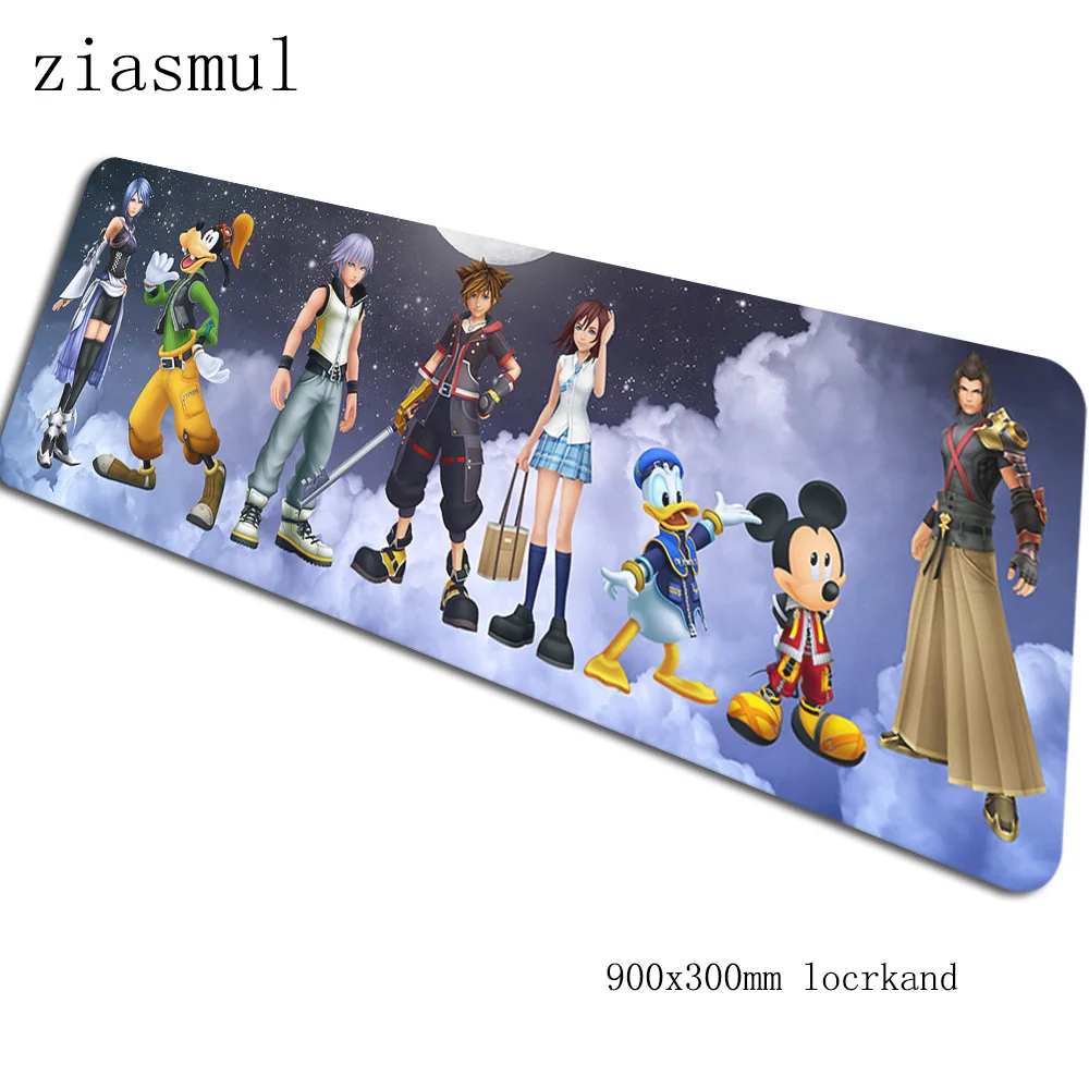 Kingdom hearts padmouse 900x300x3 мм игровой коврик для мыши высококлассный коврик для мыши геймер компьютерный стол милый коврик notbook mousemate pc - Цвет: Size 900x300x3mm