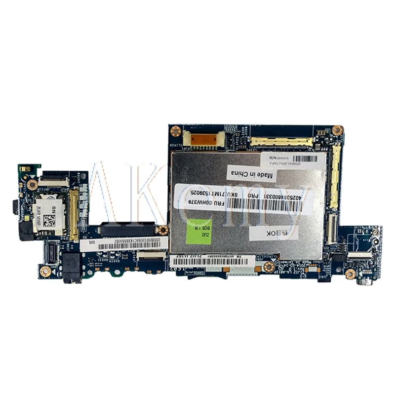 Akemy ZIJI2 LA-A811P для lenovo ThinkPad 10 ThinkPad10 ноутбук FRU системной платы 00HW378 W8P Z3795 4 Гб 64G/SSD Тесты ОК