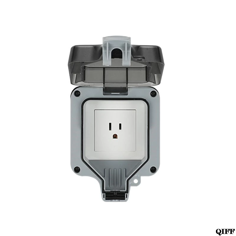 

Splash-proof US Standard 3-hole Socket Outdoor Waterproof Rain Charging Plug