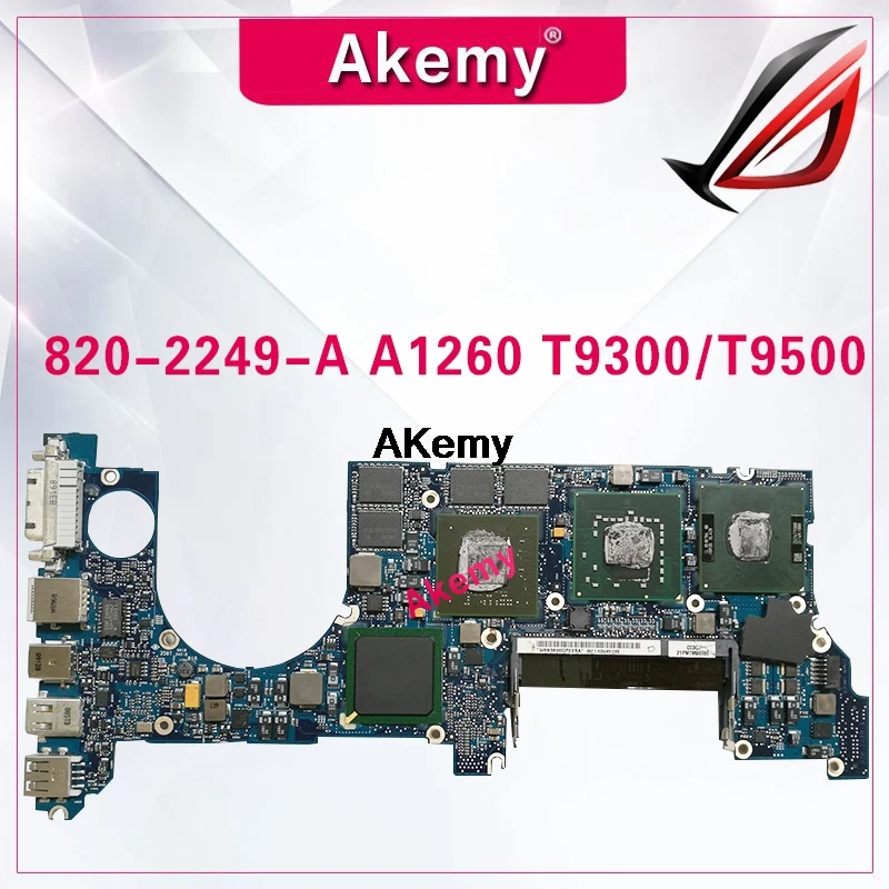 

820-2249-A Laptop motherboard for Apple MacBook Pro A1260 original mainboard T9300/T9500