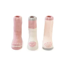 

Cute Cartoon Plush Plush Baby Lap Socks 3 Pairs for Babies for New Born Baby Boy Clothes Children's Clothing Accessories Girl