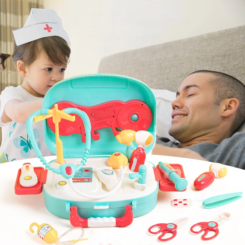 Infant Shining Kids Doctor Kit Toy Doctor Set Toys Model Kids Puzzle Toy Girl Boy Role 1 Infant Shining Kids Doctor Kit Toy Doctor Set Toys Model Kids Puzzle Toy Girl Boy Role 2