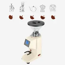 Кофейная мельница из нержавеющей стали, бытовая электрическая кофемолка, кофемолка для зерен, шлифовальная машина с европейской вилкой, 220-240 В, ручная кофемолка