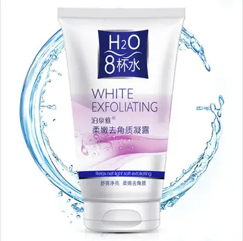 

100G Facial Cleanser Natural Facial Exfoliator Exfoliating Whitening Brightening Peeling Cream Gel Face Scrub Removal