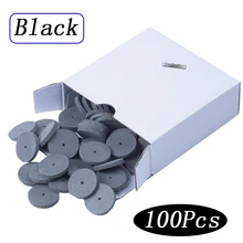 100Pcs Assorted Dental Lab Polishing Wheels Burs Silicone Rubber Polishers  - 5 Colors