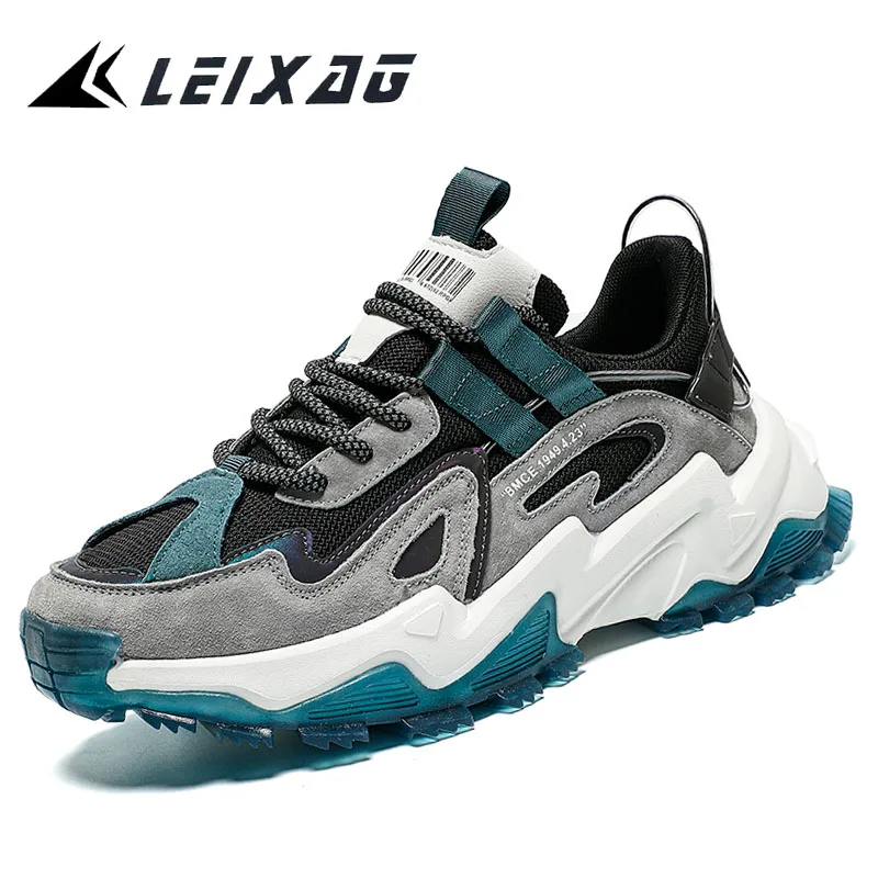 

LEIXAG Men Running Shoes Comfortable Sport Shoes Men Breathable Trend Lightweight Walking Shoes Men Sneakers Zapatillas Hombre