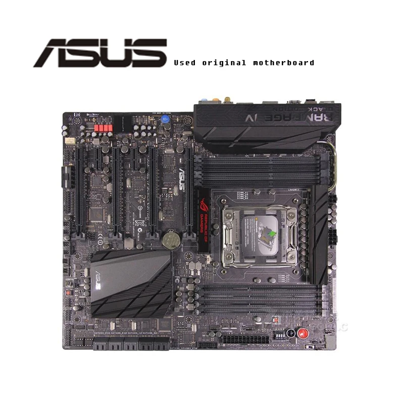 LGA2011 для ASUS Rampage IV Black Edition оригинальный б/у настольный компьютер Intel X79 материнская