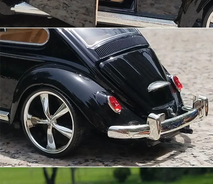 Высокая имитация Ретро Классический Volkswagen Beetle 1:18 сплав модели автомобилей металлические diecasts четыре открытые двери игрушка для детей мини автомобиль