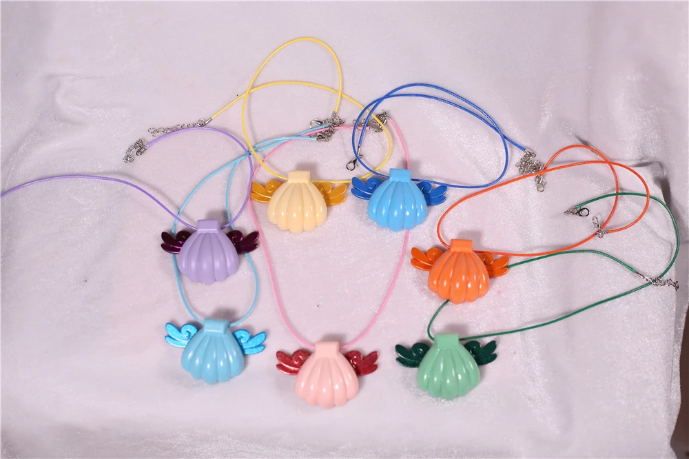 greek goddess costume Mermaid Melody Pichi Pichi Pitch Lucia Nanami Rina Toin Hanon Hosho Cosplay pearl shell Necklace Resin funny halloween costumes