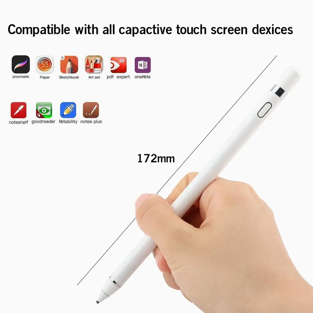 Универсальный Активный Стилус ручка с сенсорным экраном для Apple iPad samsung huawei Xiaomi планшет Смарт емкость карандаш для IOS Android