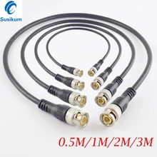 

BNC Extension Cable BNC Male To Male Connector Cable 0.5M/1M/2M/3M Pigtail Wire For CCTV Camera