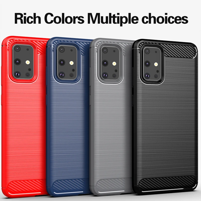 Чехол для Samsung S20 мягкий ударопрочный чехол из ТПУ чехлы углеродного волокна с