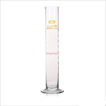 

500ml,Measuring Cylinder With Spout Mouth,Length 350mm,Diameter 54mm,No bubble