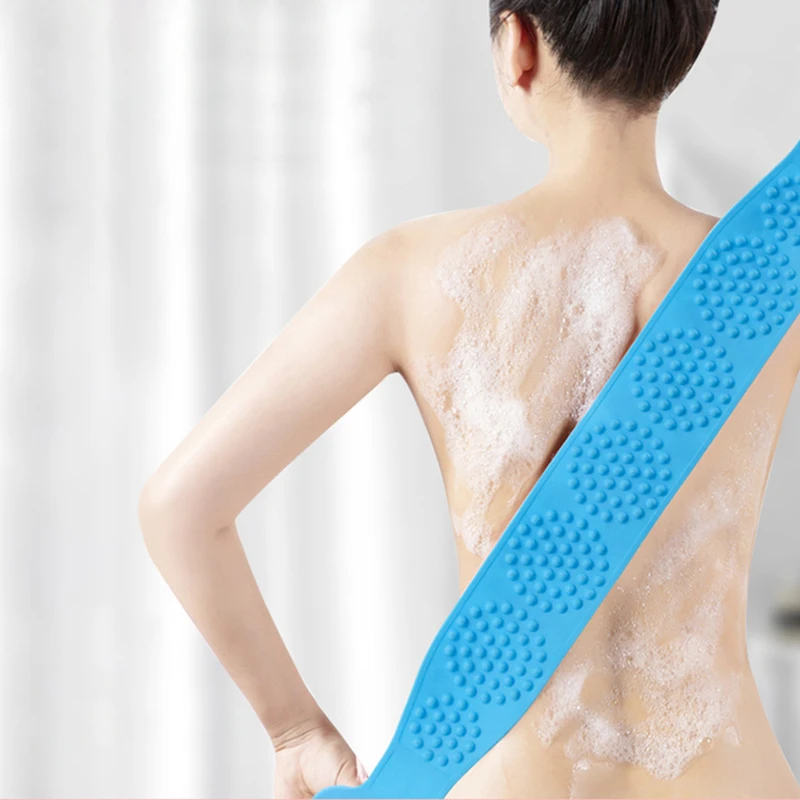 

Silicone Brushes Bath Towels Rubbing Back Mud Peeling Body Massage Shower Scrubber Skin Clean Shower Brushes For Pregnant Bath