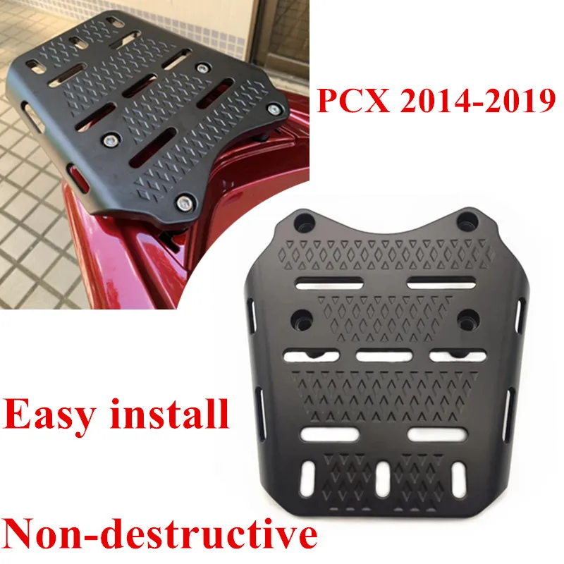 Модифицированный мотоцикл алюминиевый PCX задний кронштейн pcx 125 150 задний стеллаж для выставки товаров компьютерной приставки к телевизору Перевозчик Кронштейн для HONDA PCX 125 150